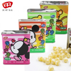 爆款推荐滨崎水果软糖儿童零食罐装可爱笛士尼动画圣诞礼物糖果