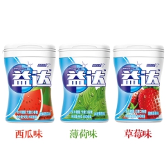 益达口香糖40粒系列整盒6瓶装 休闲零食糖果一件代发