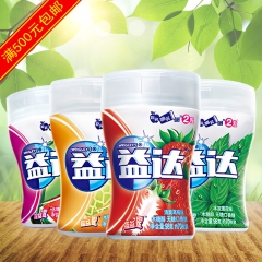 包邮  益达 清香蜜桃味木糖醇无糖口香糖40粒56g*6瓶 ...