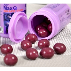 台湾食品批发  统一糖果  MAX 口香糖-葡萄口味一托6桶...