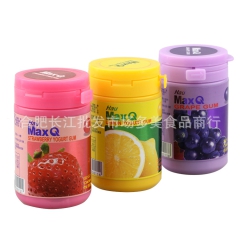 台湾原装统一MAXQ劲凉薄荷口香糖清新口气开车必备劲爽提神薄...