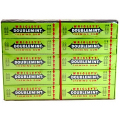 厂家批发 绿箭薄荷味 黄箭 白箭口香糖 箭牌 条装 整箱1x...