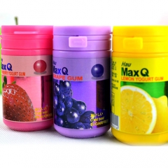 台湾进口 统一HUA Max Q 口香糖 木糖醇 草莓优格味...