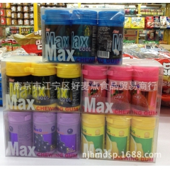 台湾统一糖果MAX口香糖 6瓶/盒 Max进口口香糖  整箱...