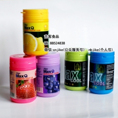 定量 台湾统一蛮牛MaxQ无糖木糖醇口香糖 柠檬/清凉等16...
