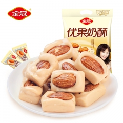 金冠正品扁桃仁夹心优果奶酥脆结婚糖果批发 婚庆牛奶喜糖果46...