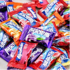 新品阿尔卑斯硬糖婚庆年货喜糖果零食混合口味散装500g特价批...