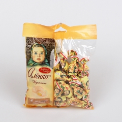 厂家直销俄罗斯食品糖果袋装夹心硬糖大头夹心休闲零食一件代发