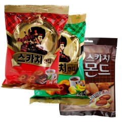 0韩国进口零食品 乐天杏仁糖苏格兰风味扁桃仁硬糖果 90g*...