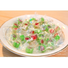 韩国糖果 千纸鹤珍珠糖 迷你手工切片水果硬糖 创意零食糖果批...