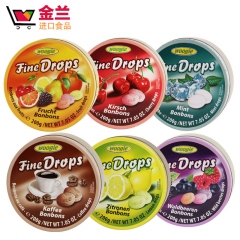 【金兰进口】德国进口糖果Woogie牌铁盒水果硬糖  200...