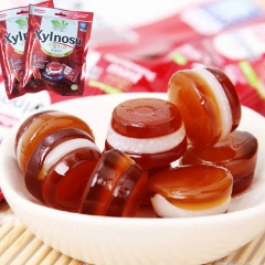 韩国进口糖果 正品melland国际三层红参薄荷糖果 夹心润...