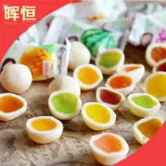 好利源鲜乳球 脆皮软糖 夹心奶糖 可混口味一箱20斤