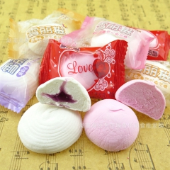 雪丽糍果汁夹心棉花糖1*8斤 多口味Q弹好味道 长沙百涵食品