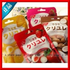 日本北海道零食 大和制果Gummy水果夹心软糖 4味 40g...