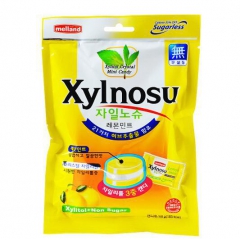 韩国进口零食 韩国糖果  国际无糖夹心薄荷糖 柠檬一箱20包