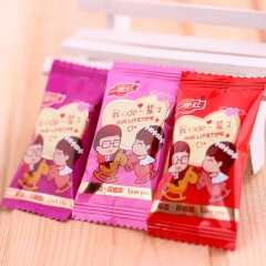 一定红爱恋奶味硬糖散装30斤/箱结婚庆回礼创意喜糖零食糖果批...