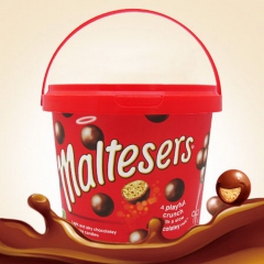 Maltesers麦提莎夹心巧克力520g麦丽素桶装美国进口...