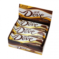 正品德芙Dove丝滑巧克力批发43g 12条整80后经典怀旧...