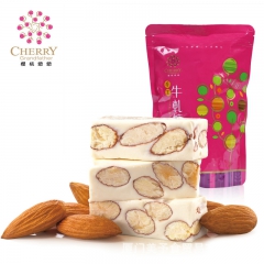 台湾进口零食 樱桃爷爷杏仁经典原味牛轧糖食品糖果500g