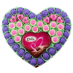 德芙巧克力礼盒 圣诞情人节送女友礼物手工刻字生日表白礼物X1...