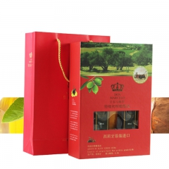 食用橄榄油厂家 (500ml*2)*8橄榄油 豪华礼盒批发