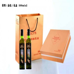 橄榄油礼盒批发团购500ml*2瓶特级橄榄油礼盒团购一件代发