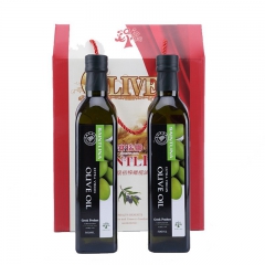 希腊进口初榨橄榄油礼盒 赛瑞娜特级初榨橄榄油500ml*2礼...