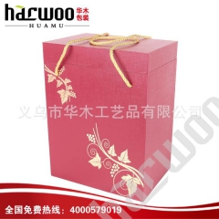 haiwoo现货六支装橄榄油纸盒 橄榄油礼盒纸盒 纸盒包装盒