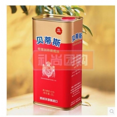 贝蒂斯特级初榨橄榄油 橄榄油1000ml铁听 央视推荐进口橄...