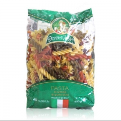 维拉意大利面 进口三色螺丝形意粉450g*24通心粉意面 批...