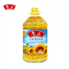 【鲁花】厂家直销 5L压榨葵花籽油 纯香植物油 粮油团购