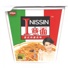 日清I意面意式肉酱风味113g碗装方便面  意式方便面