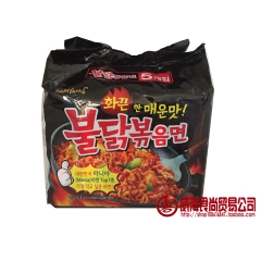 韩国进口三养超辣火鸡140g*40袋/箱 炒面方便面泡面拉面