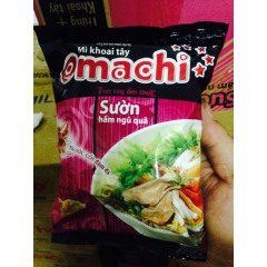 越南进口OMACHI牛肉味方便面 80g*30越南方便面 越...