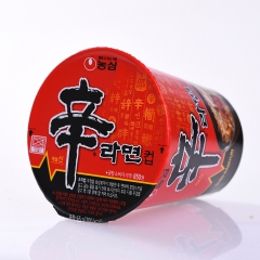 韩国进口方便面 农心辛拉面杯（新） 桶装面大杯碗面 65g*...
