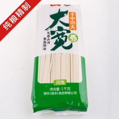 厂价批发营养挂面大宽面 方便速食干面条 优质小麦粉面条1kg...
