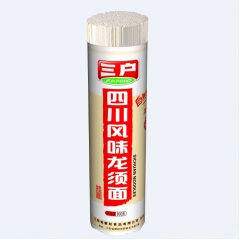 三户四川风味龙须面地方风味好口感龙须面条挂面厂家直供sf06...