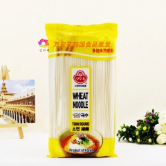 韩国进口奥土基不倒翁传统细面挂面劲道面条炸酱面900g*15