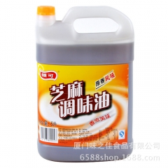 顿可 原香味 芝麻调味油 5L 植物油 厦门粮油批发
