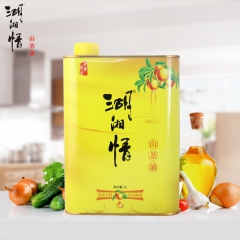 湖南特产 湖湘情茶油小籽野生山茶油植物油食用油2L茶籽油20...