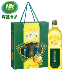 茶油山茶油 金龙鱼油茶籽油1.6L*2瓶/礼盒装 团购优惠
