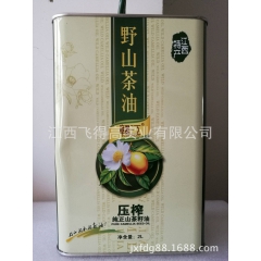 赣江一级物理压榨野生山茶油 茶籽油 2L 铁桶装