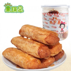 黄金肉松卷100g左右6个/罐小糕点千层酥香脆可口早餐卷