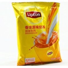 立顿奶茶*正品立顿香浓原味奶茶 速溶奶茶粉 500g*12包...