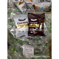 台湾美食食品 HIJO多彩巧克力豆  白巧克力 咖啡味 5斤...