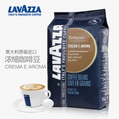 包邮意大利原装进口lavazza拉瓦萨咖啡豆 意式香浓CRE...