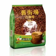 马來西亚进口 OLDTOWN旧街场3合1速溶原味榛果白咖啡6...