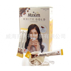 韩国进口maxim麦可馨/麦馨咖啡金牌白金三合一速溶白咖啡特...