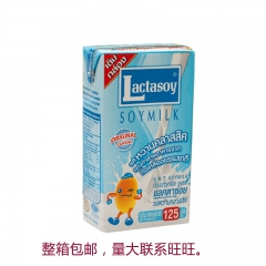 泰国原装进口 力大狮原味豆奶豆浆125ml*60盒/箱 进口...